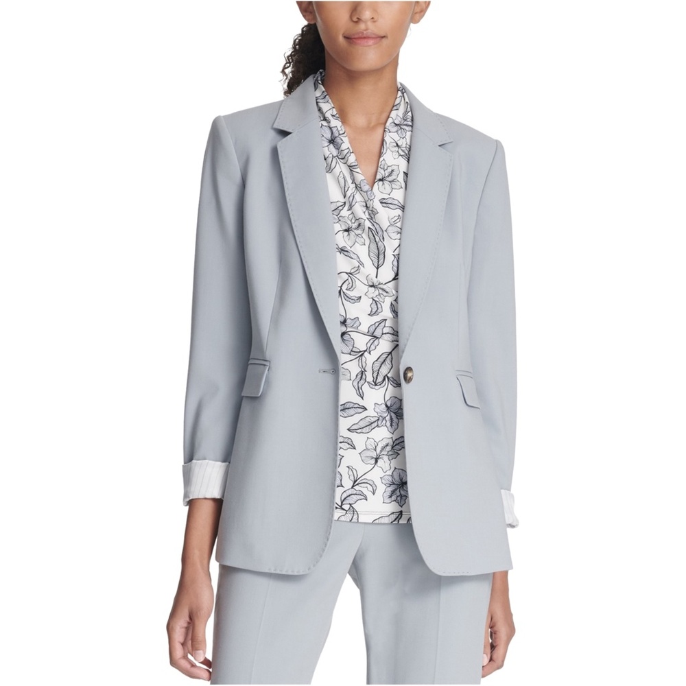 DKNY Women’s Light Blue/Grey Suit (Two Pieces)